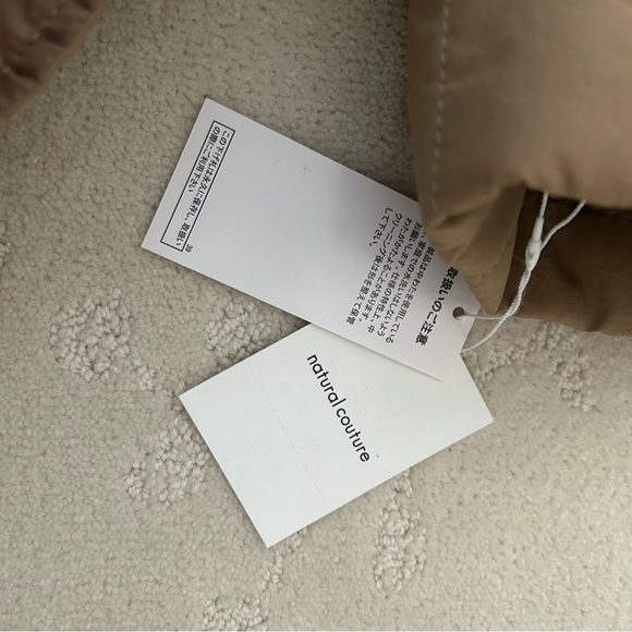 Natural Couture Quilted Jacket Japan Kawaii simple nature NWT neutral comfy - Picture 5 of 5